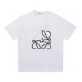 LOEWE 撞色刺繡logo (白)