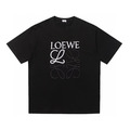 LOEWE 撞色刺繡logo (黑)