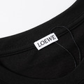 LOEWE 撞色刺繡logo (黑)_3