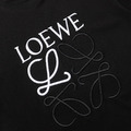 LOEWE 撞色刺繡logo (黑)_2
