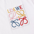LOEWE 彩色刺繡LOGO (白)_2