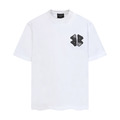 BALENCIAGA 正反雙B斜切字母 (白)