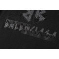 BALENCIAGA 正反雙B斜切字母 (黑)_4