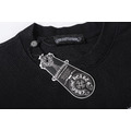 CHROME HEARTS 牛仔洗水貼布刺繡 (黑)_5