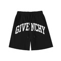 GIVENCHY 弧形大字母短褲 (黑)