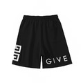 GIVENCHY 字母大LOGO短褲 (黑)_1
