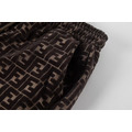 FENDI 滿版雙F短褲 (咖啡色)_3