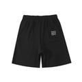 GIVENCHY 左腿字母LOGO短褲 (黑)_1