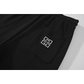 GIVENCHY 左腿字母LOGO短褲 (黑)_4