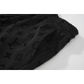 LOUIS VUITTON 滿版暗紋老花短褲 (黑)_5