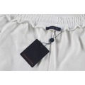LOUIS VUITTON 下褲管滿版老花短褲 (白)_5