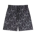 GUCCI 滿版字母短褲 (黑)