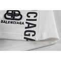 BALENCIAGA 雙邊字母LOGO短褲 (白)_2