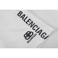 BALENCIAGA 雙邊字母LOGO短褲 (白)_3