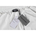 BALENCIAGA 雙邊字母LOGO短褲 (白)_5