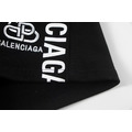 BALENCIAGA 雙邊字母LOGO短褲 (黑)_3