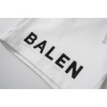 BALENCIAGA 下擺字母短褲 (白)_2
