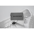 BALENCIAGA 下擺字母短褲 (白)_6
