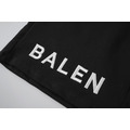 BALENCIAGA 下擺字母短褲 (黑)_2