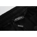 BALENCIAGA 下擺字母短褲 (黑)_5