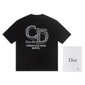 DIOR 背面大CD字母短袖 (黑)