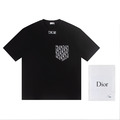 DIOR 口袋刺繡短袖 (黑)