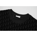 DIOR 滿版LOGO植絨短袖 (黑)_5