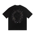CHROME HEARTS 燙鑽LOGO短袖 (黑)