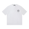 CHROME HEARTS 燙鑽LOGO短袖 (白)_1