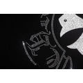 CHROME HEARTS 燙鑽馬蹄鐵十字架短袖 (黑)_3