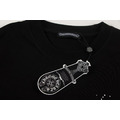 CHROME HEARTS 三色十字架短袖 (黑)_6
