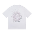CHROME HEARTS 燙鑽消散馬蹄鐵短袖 (白)