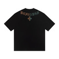 CHROME HEARTS 燙鑽胸前梵文短袖 (黑)_1