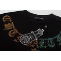 CHROME HEARTS 燙鑽胸前梵文短袖 (黑)_6