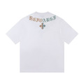 CHROME HEARTS 燙鑽胸前梵文短袖 (白)_1