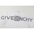 GIVENCHY 燙鑽大字母LOGO短袖 (白)_2