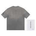 BALENCIAGA 水洗燒花LOGO短袖 (灰)_1