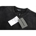 BALENCIAGA 水洗燒花LOGO短袖 (黑)_4