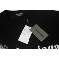 BALENCIAGA 漸變字母短袖 (黑)_4