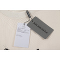 BALENCIAGA 漸變字母短袖 (米白)_5