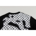LOUIS VUITTON 經典暈染小LOGO短袖 (黑)_2