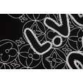 LOUIS VUITTON 方框字母刺繡老花短袖 (黑)_3