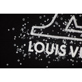 LOUIS VUITTON 大LOGO刺繡短袖 (黑)_4