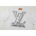 LOUIS VUITTON 大LOGO刺繡短袖 (白)_2