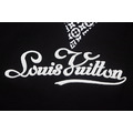 LOUIS VUITTON 刺繡老花標誌短袖 (黑)_4