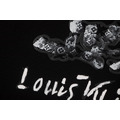 LOUIS VUITTON 油畫大LOGO短袖 (黑)_3