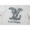 LOUIS VUITTON 油畫大LOGO短袖 (白)_2