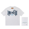 LOUIS VUITTON 牛仔字母 (白)