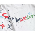 LOUIS VUITTON 潑墨LOGO短袖 (白)_2
