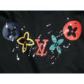 LOUIS VUITTON 復古設計LOGO短袖 (黑)_2